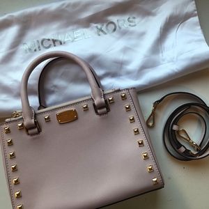 Michael Kors Blossom Mini Studded Kellen Satchel